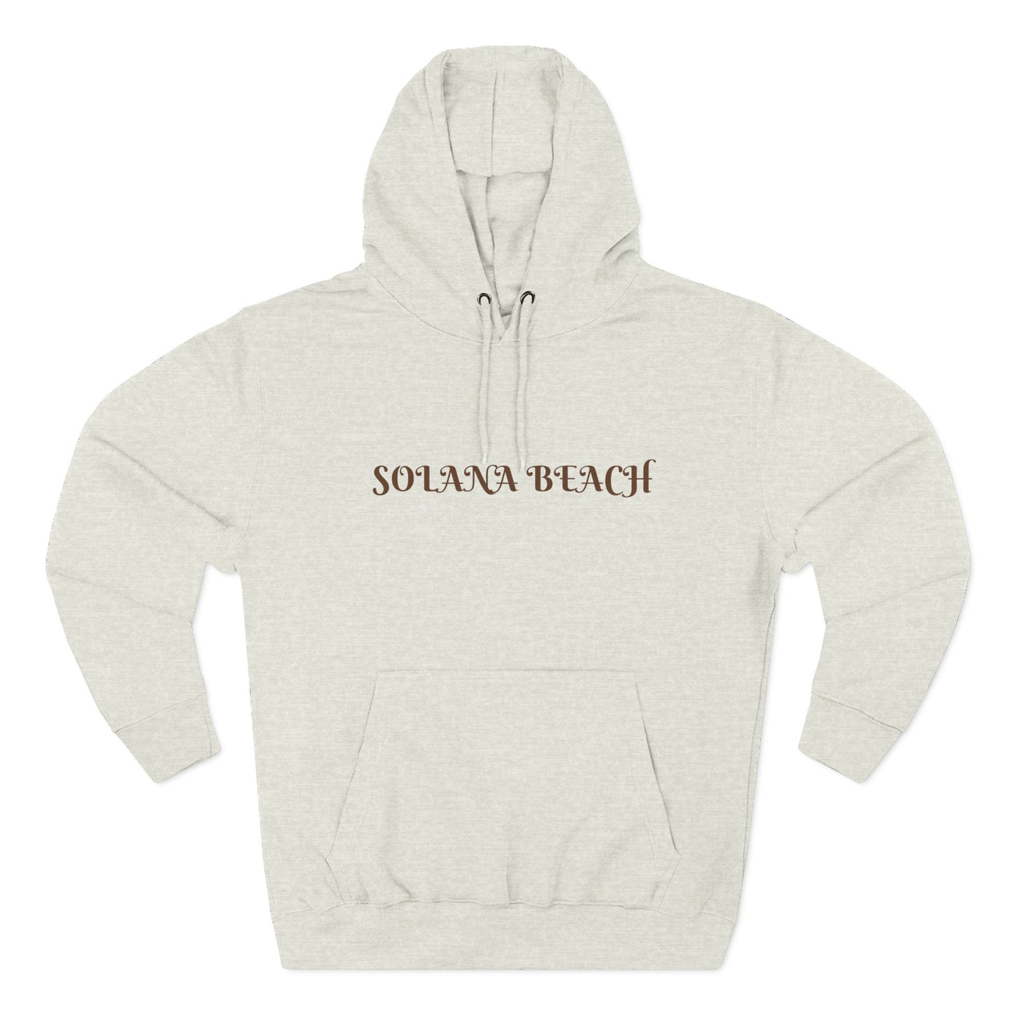 Three-Panel Fleece Hoodie