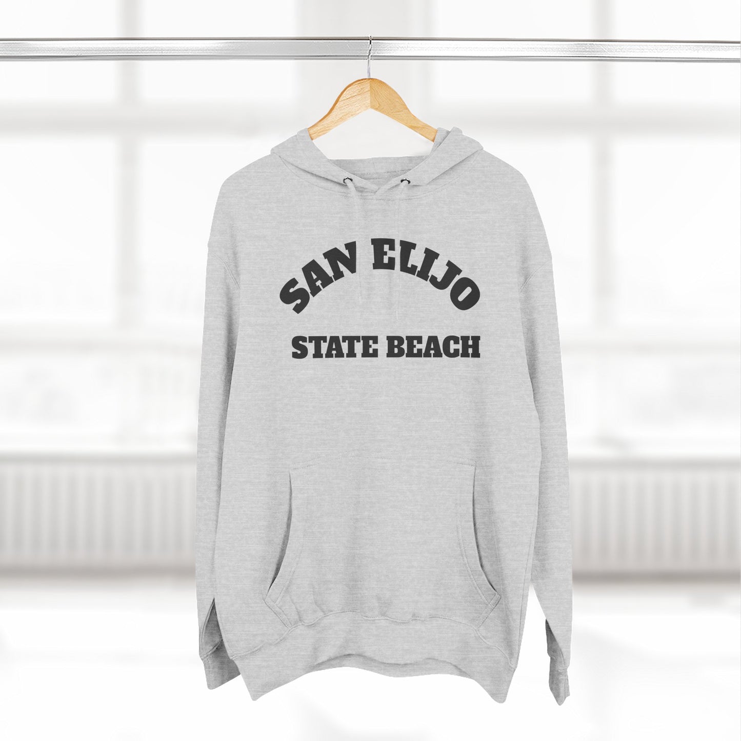 Three-Panel Fleece Hoodie