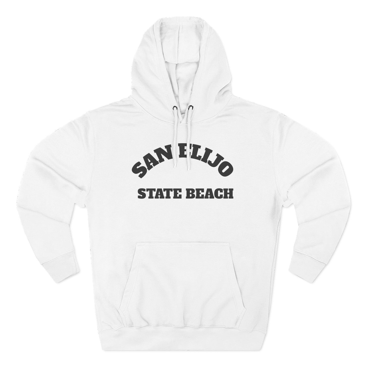 Three-Panel Fleece Hoodie