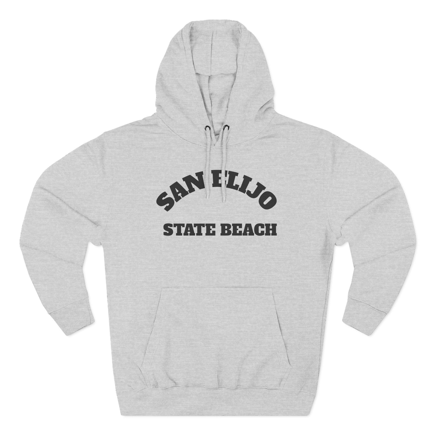 Three-Panel Fleece Hoodie