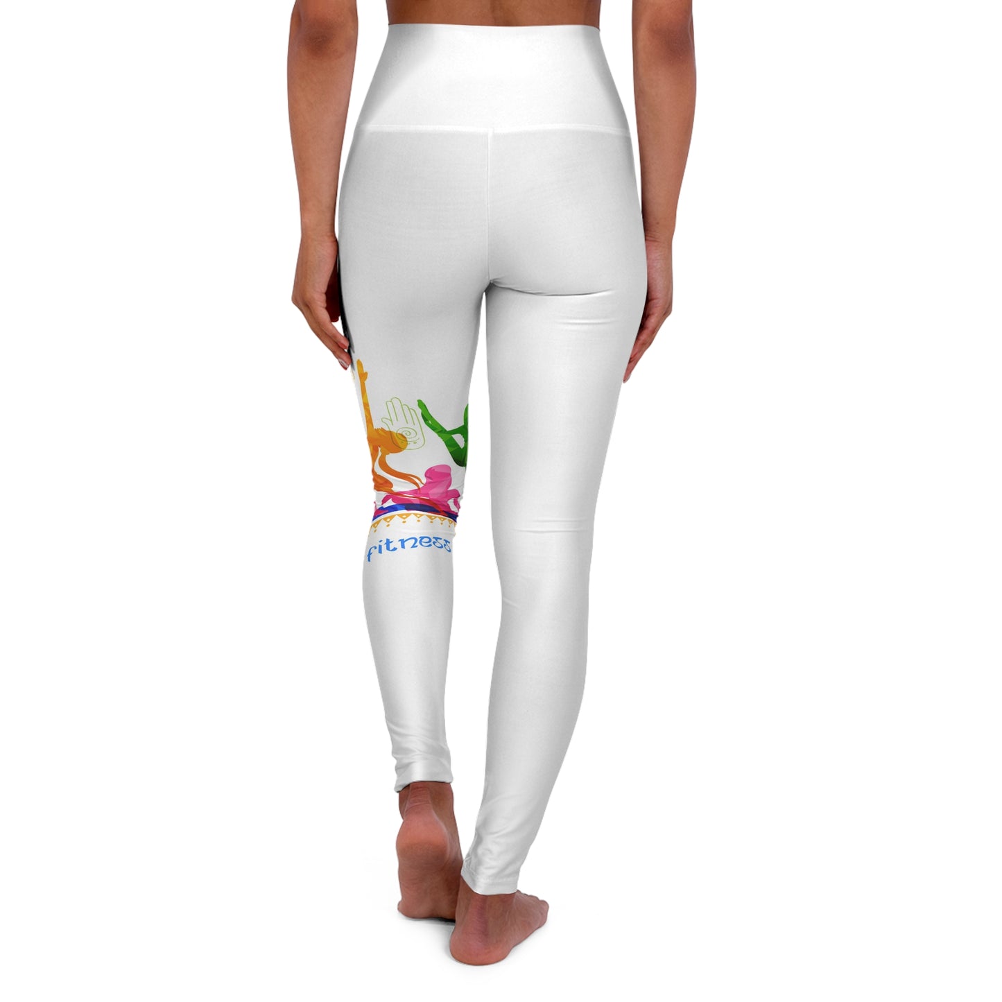 High Waisted Yoga Leggings (AOP)