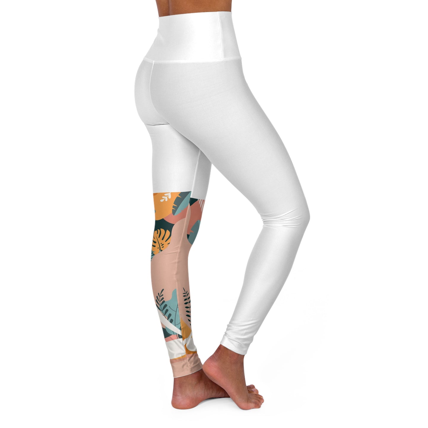 High Waisted Yoga Leggings (AOP)