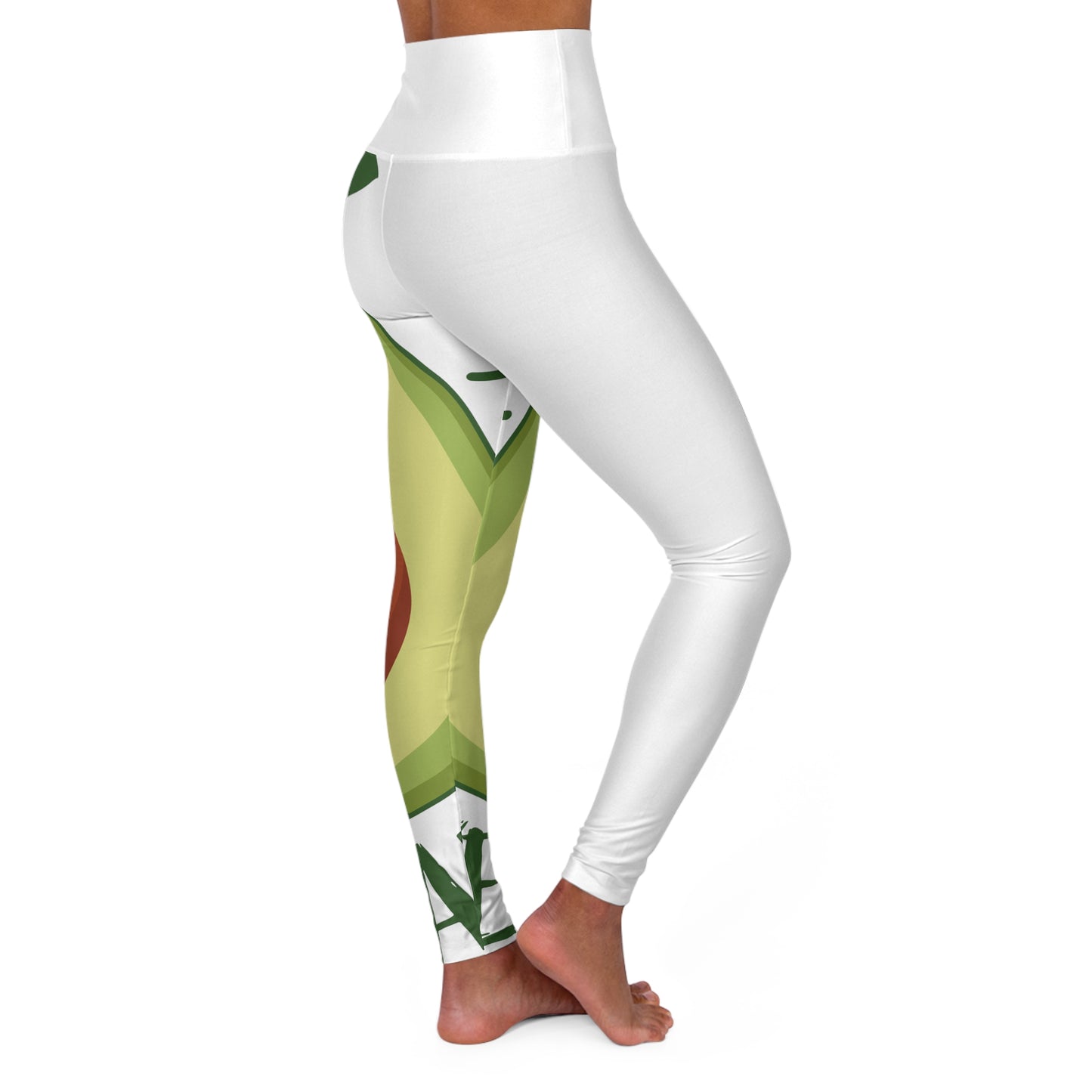 High Waisted Yoga Leggings (AOP)