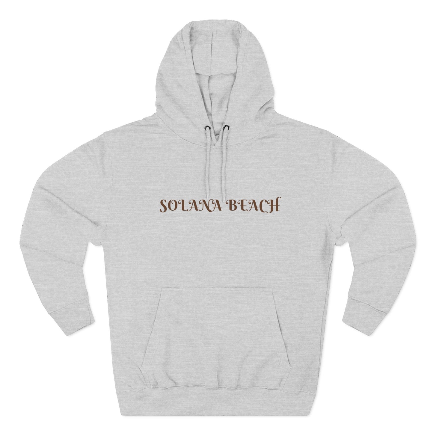 Three-Panel Fleece Hoodie
