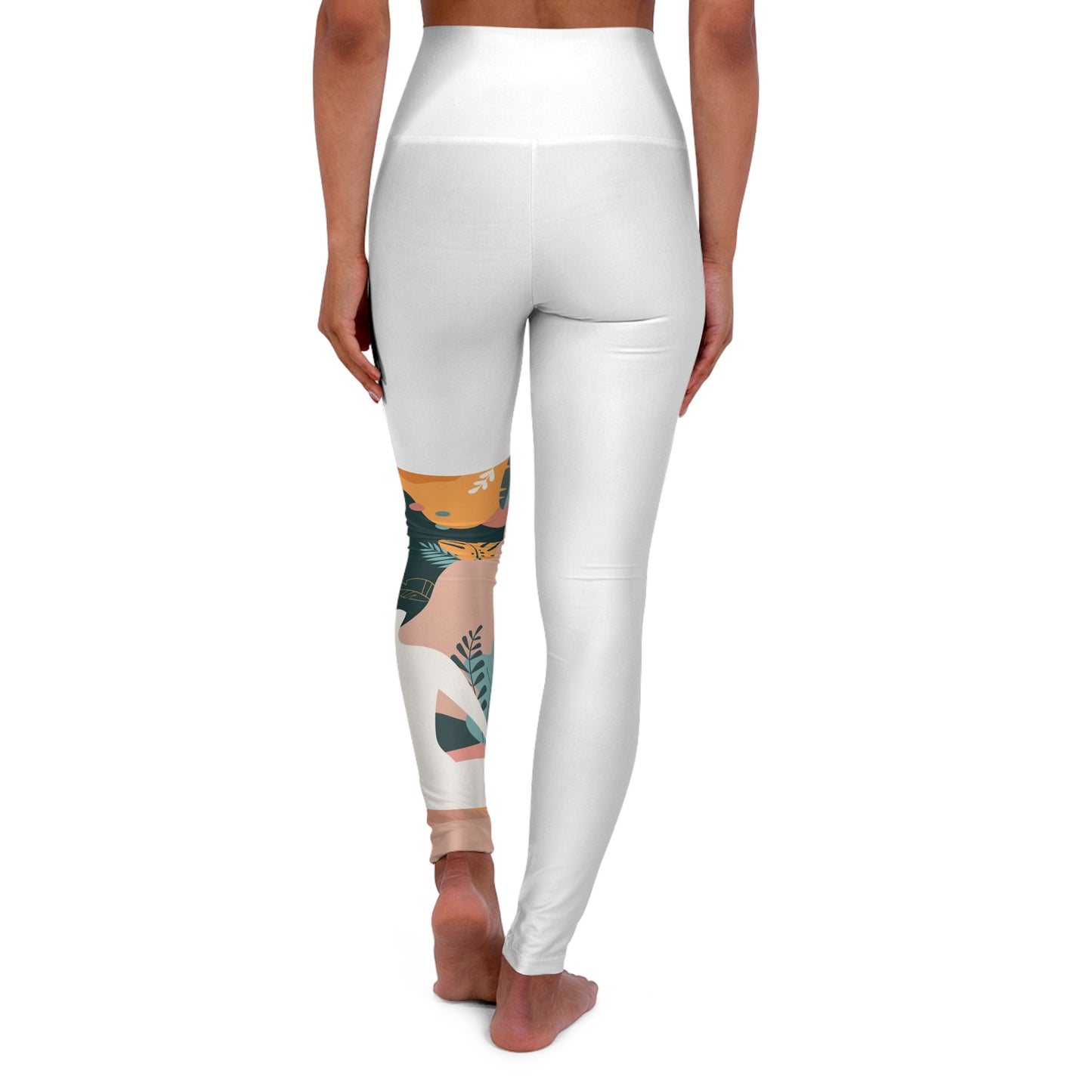 High Waisted Yoga Leggings (AOP)