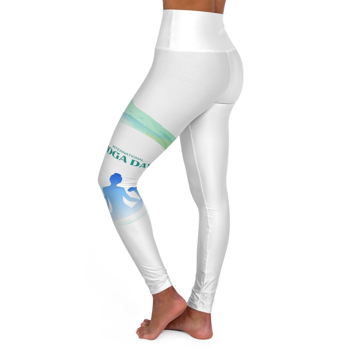 High Waisted Yoga Leggings (AOP)