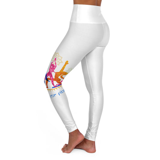 High Waisted Yoga Leggings (AOP)