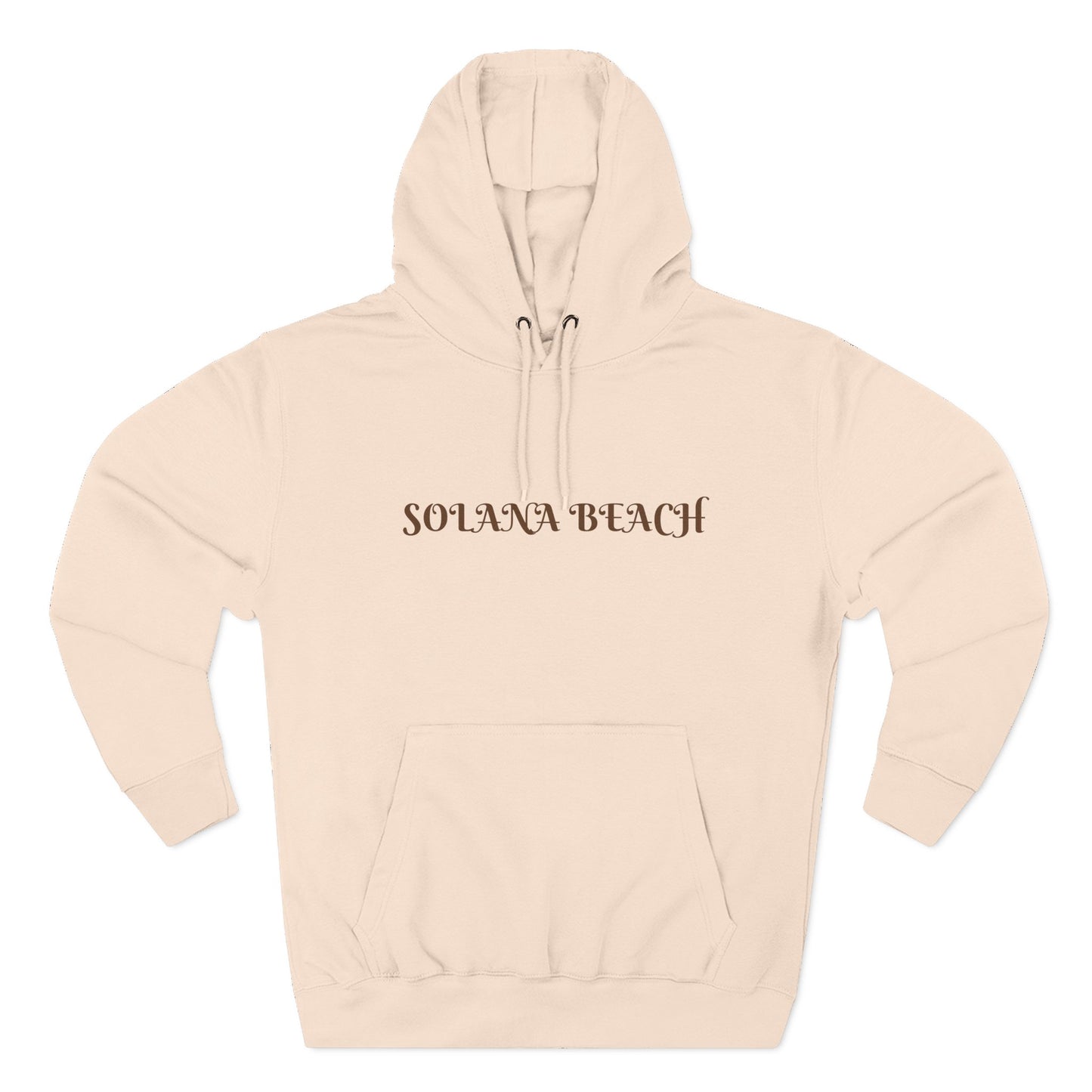 Three-Panel Fleece Hoodie