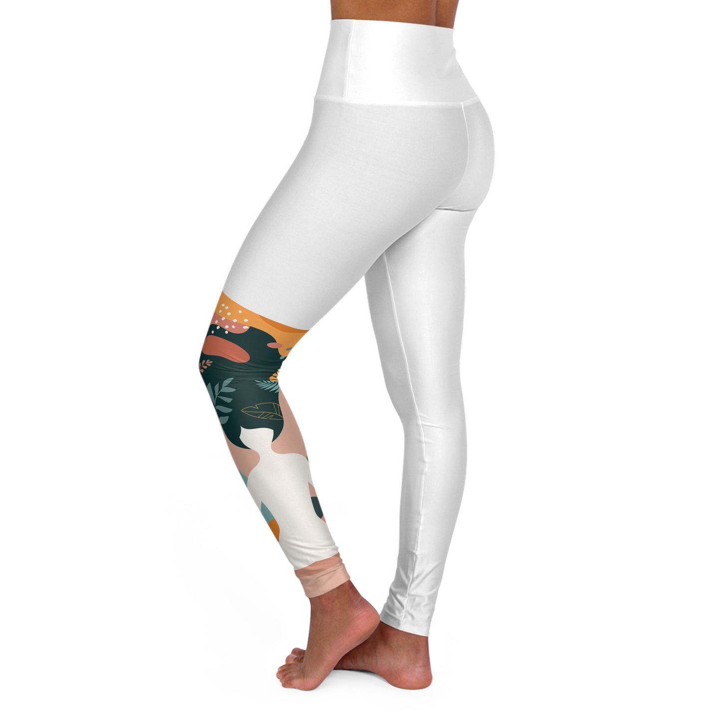 High Waisted Yoga Leggings (AOP)