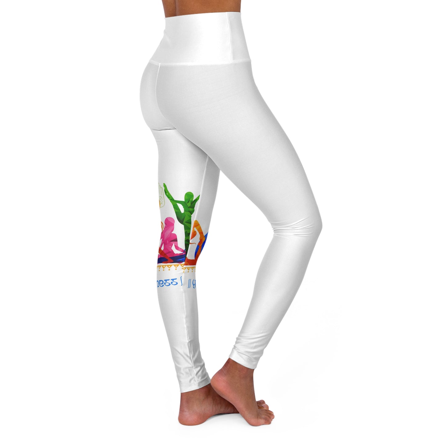 High Waisted Yoga Leggings (AOP)