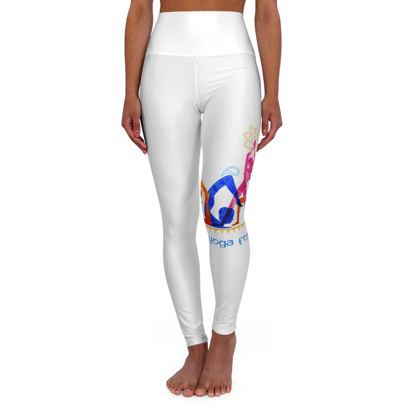 High Waisted Yoga Leggings (AOP)