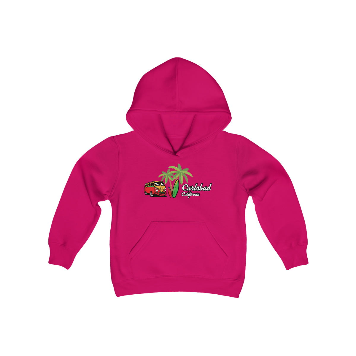 Youth Heavy Blend Hooded Sweatshirt, Carlsbad