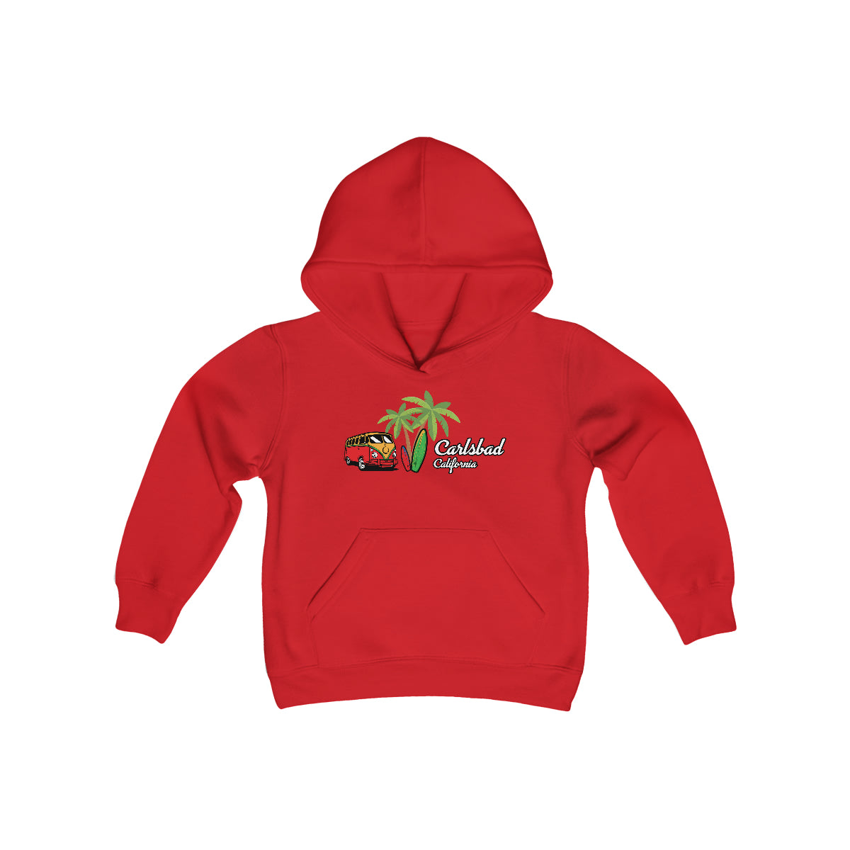 Youth Heavy Blend Hooded Sweatshirt, Carlsbad