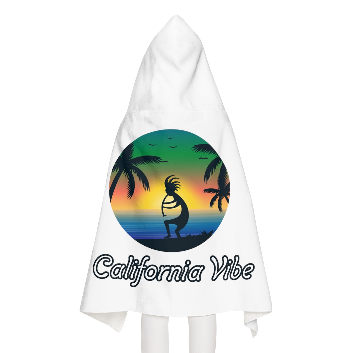 Youth Hooded Towel California Vibe