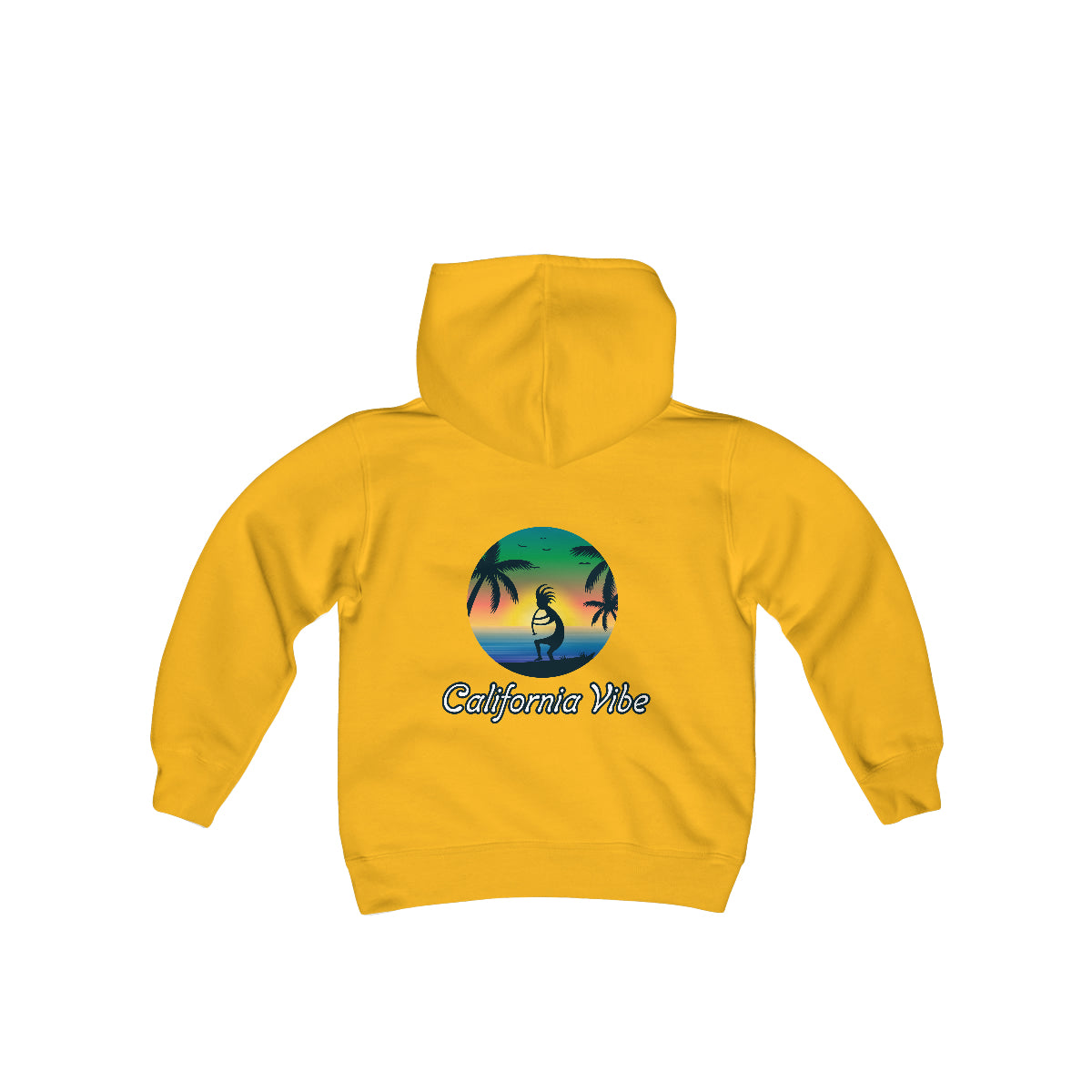 Youth Heavy Blend Hooded Sweatshirt, California Vibe