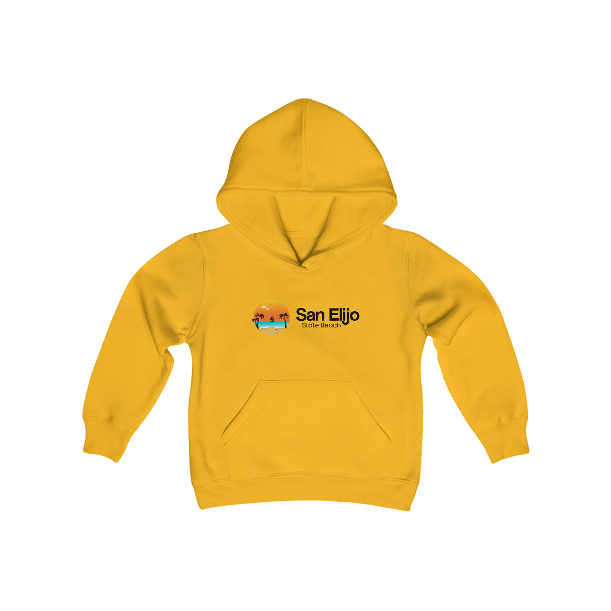 Youth Heavy Blend Hooded Sweatshirt, San Elijo State Beach