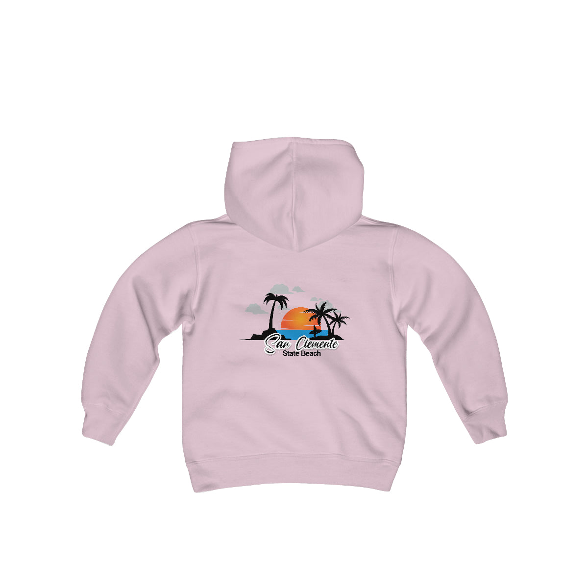 Youth Heavy Blend Hooded Sweatshirt, San Clemente State Beach