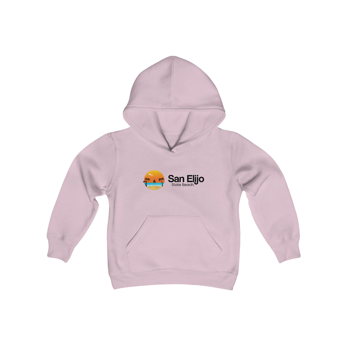 Youth Heavy Blend Hooded Sweatshirt, San Elijo State Beach