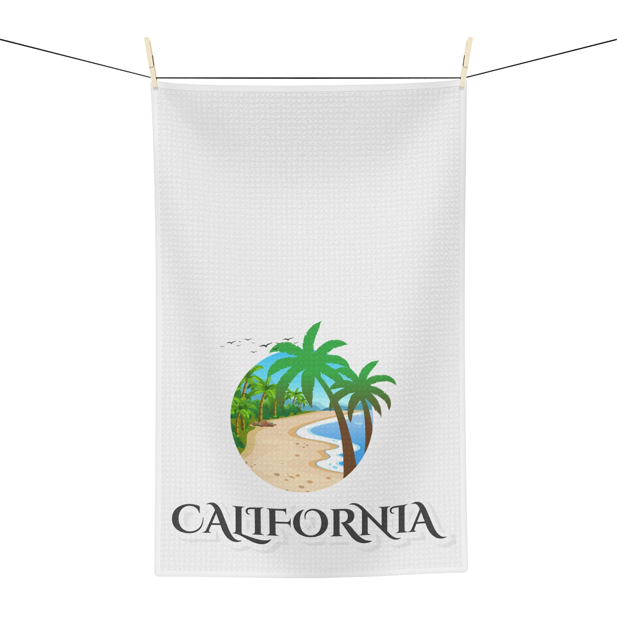 Soft Tea Towel, California