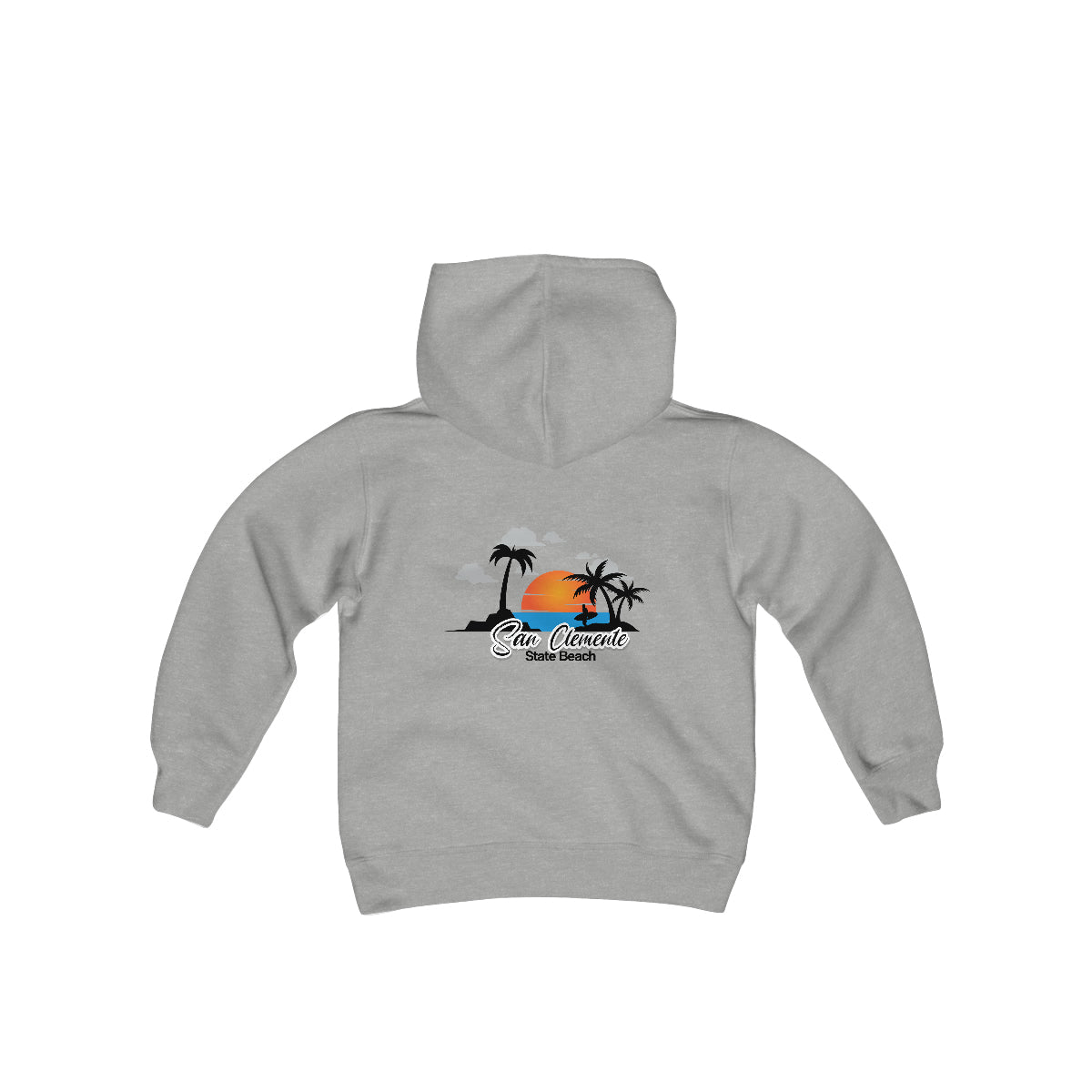 Youth Heavy Blend Hooded Sweatshirt, San Clemente State Beach