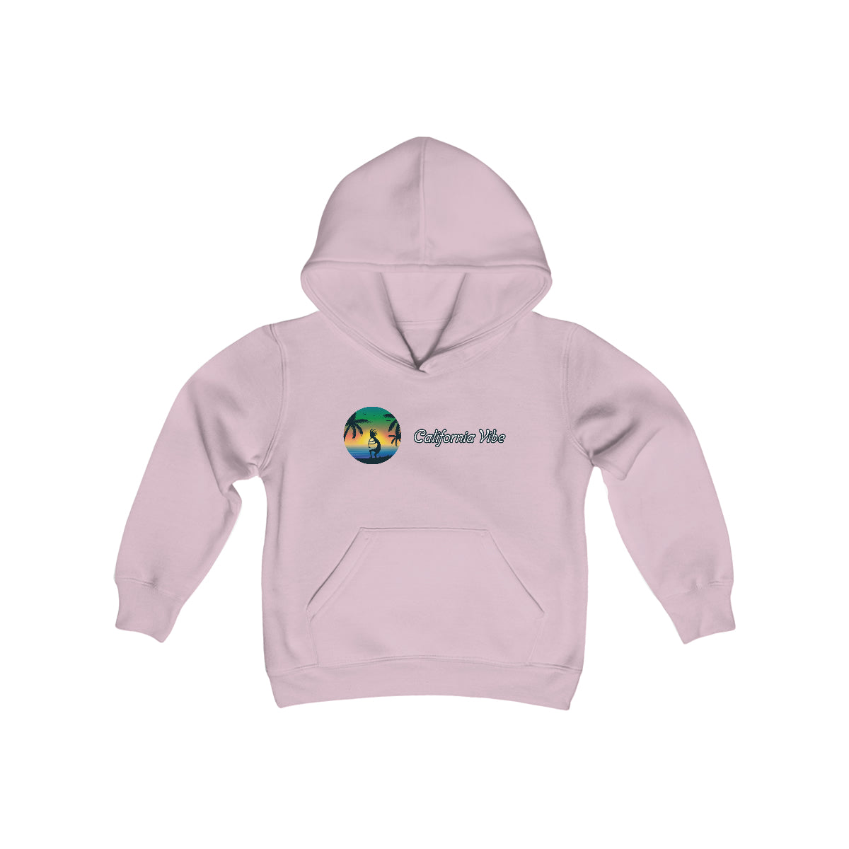 Youth Heavy Blend Hooded Sweatshirt, California Vibe