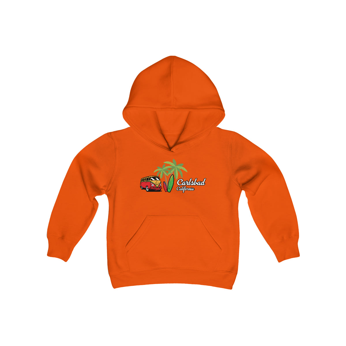 Youth Heavy Blend Hooded Sweatshirt, Carlsbad