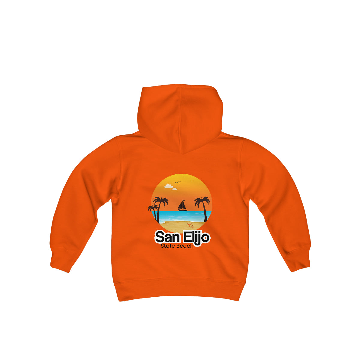 Youth Heavy Blend Hooded Sweatshirt, San Elijo State Beach