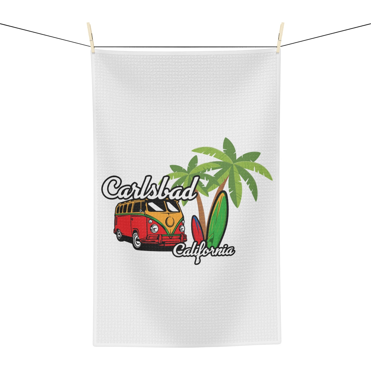 Soft Tea Towel Carlsbad VW