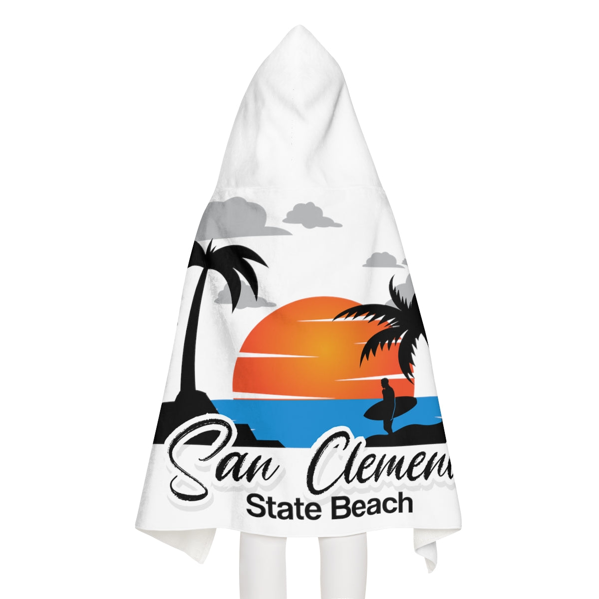 Youth Hooded Towel, San Clemente State Beach