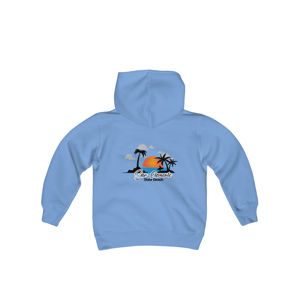 Youth Heavy Blend Hooded Sweatshirt, San Clemente State Beach