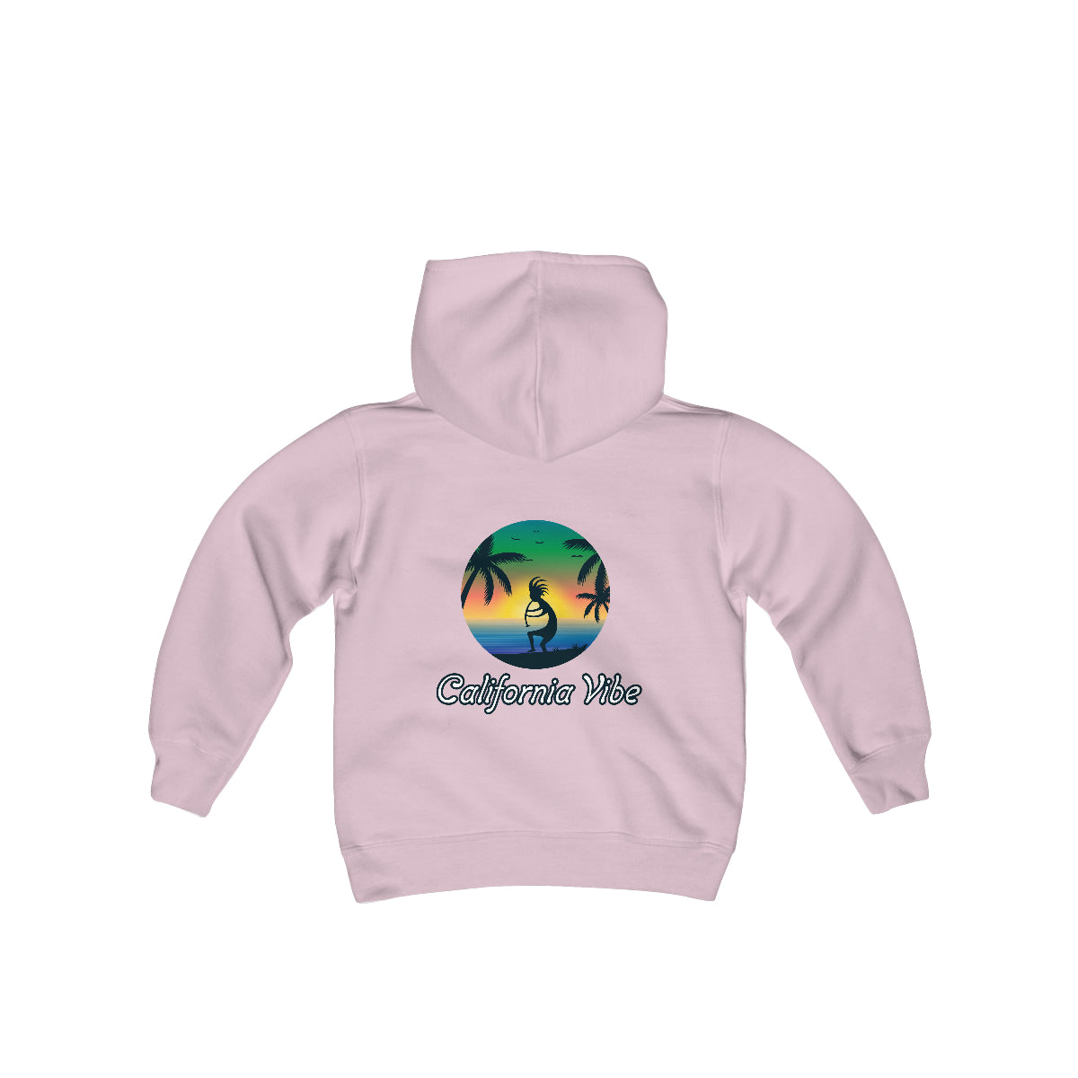 Youth Heavy Blend Hooded Sweatshirt, California Vibe