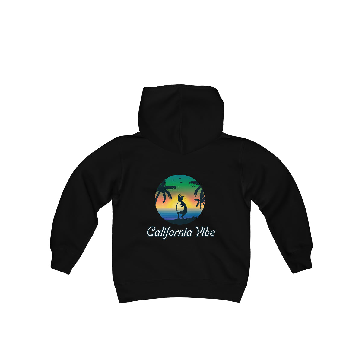 Youth Heavy Blend Hooded Sweatshirt, California Vibe