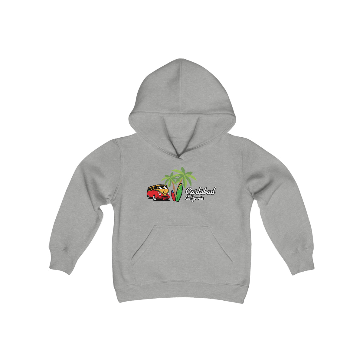 Youth Heavy Blend Hooded Sweatshirt, Carlsbad