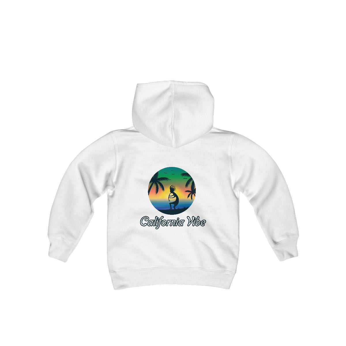 Youth Heavy Blend Hooded Sweatshirt, California Vibe