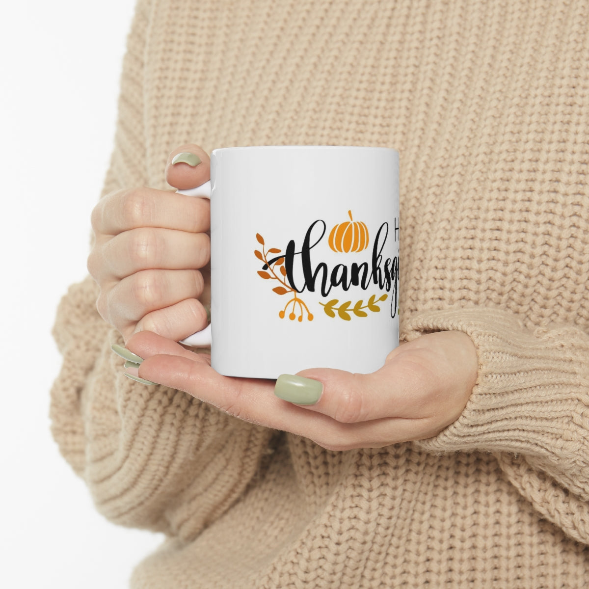 Ceramic Mug 11oz thanksgiving mug