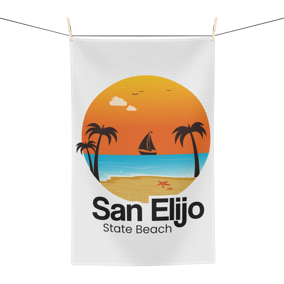 Soft Tea Towel San Elijo