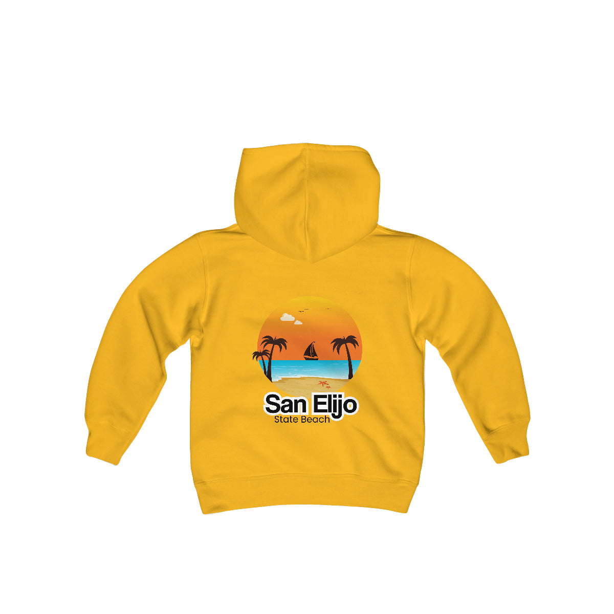 Youth Heavy Blend Hooded Sweatshirt, San Elijo State Beach