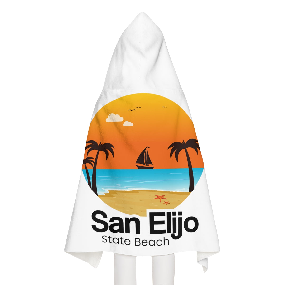 Youth Hooded Towel, San Elijo State Beach