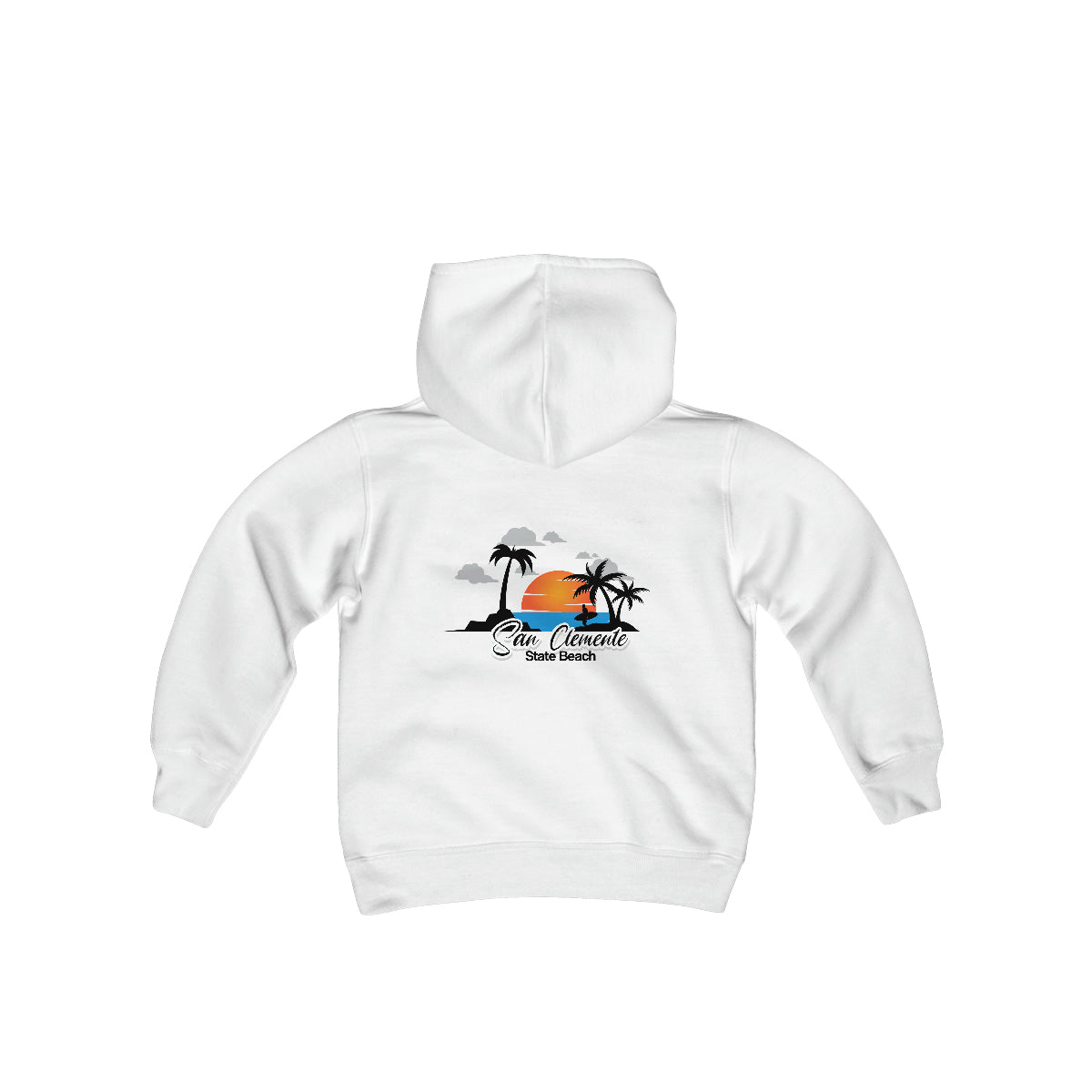 Youth Heavy Blend Hooded Sweatshirt, San Clemente State Beach