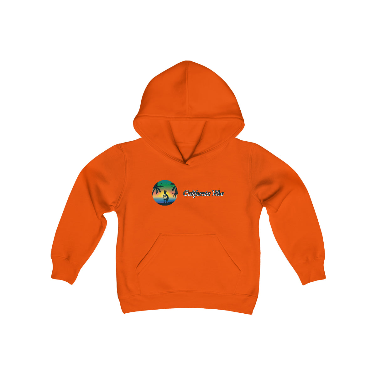 Youth Heavy Blend Hooded Sweatshirt, California Vibe