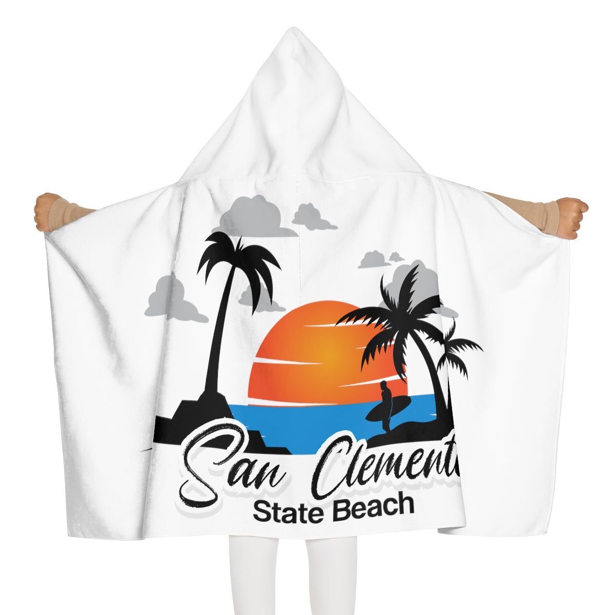 Youth Hooded Towel, San Clemente State Beach