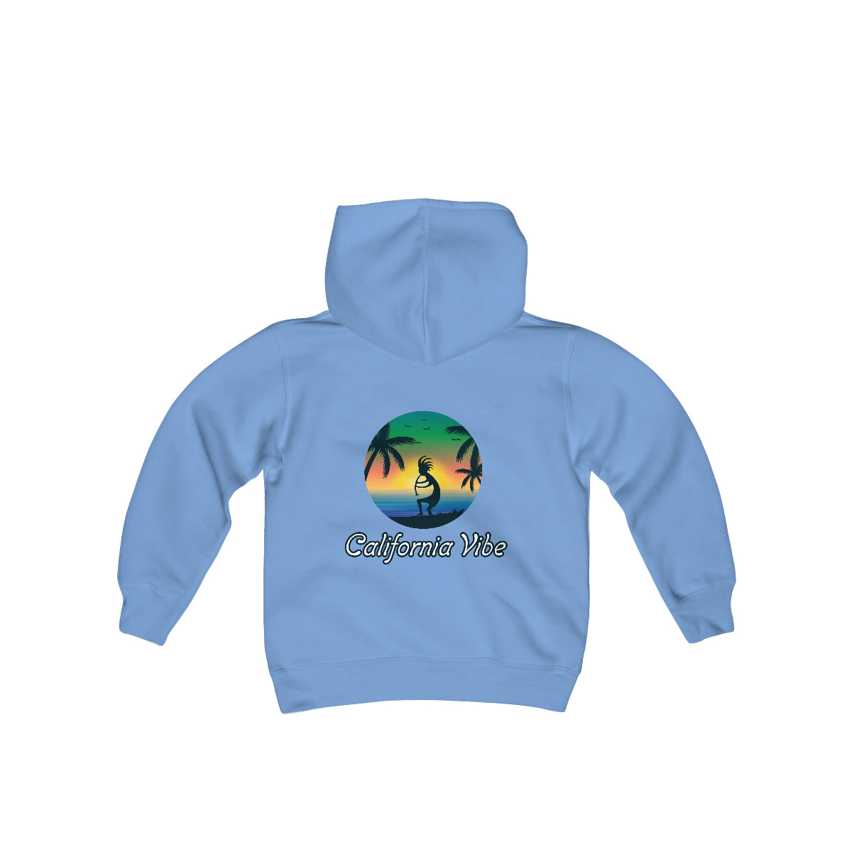 Youth Heavy Blend Hooded Sweatshirt, California Vibe