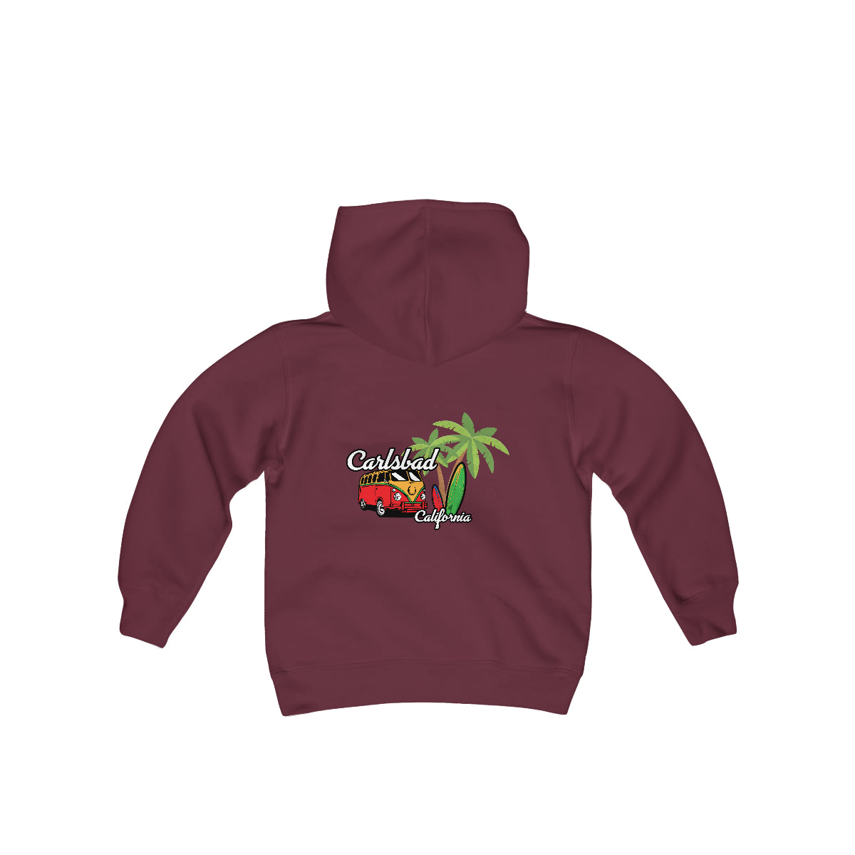 Youth Heavy Blend Hooded Sweatshirt, Carlsbad