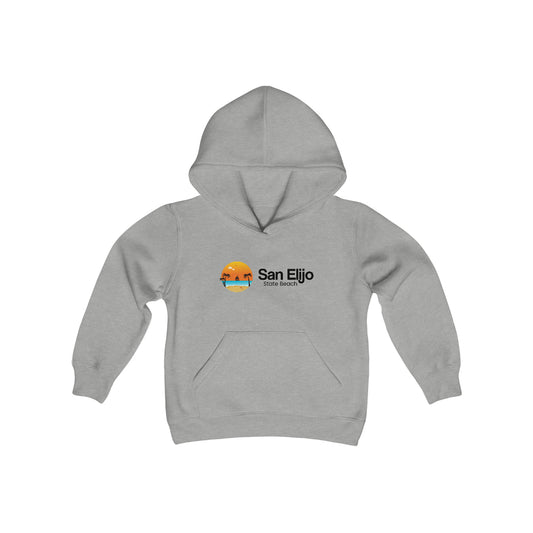 Youth Heavy Blend Hooded Sweatshirt, San Elijo State Beach