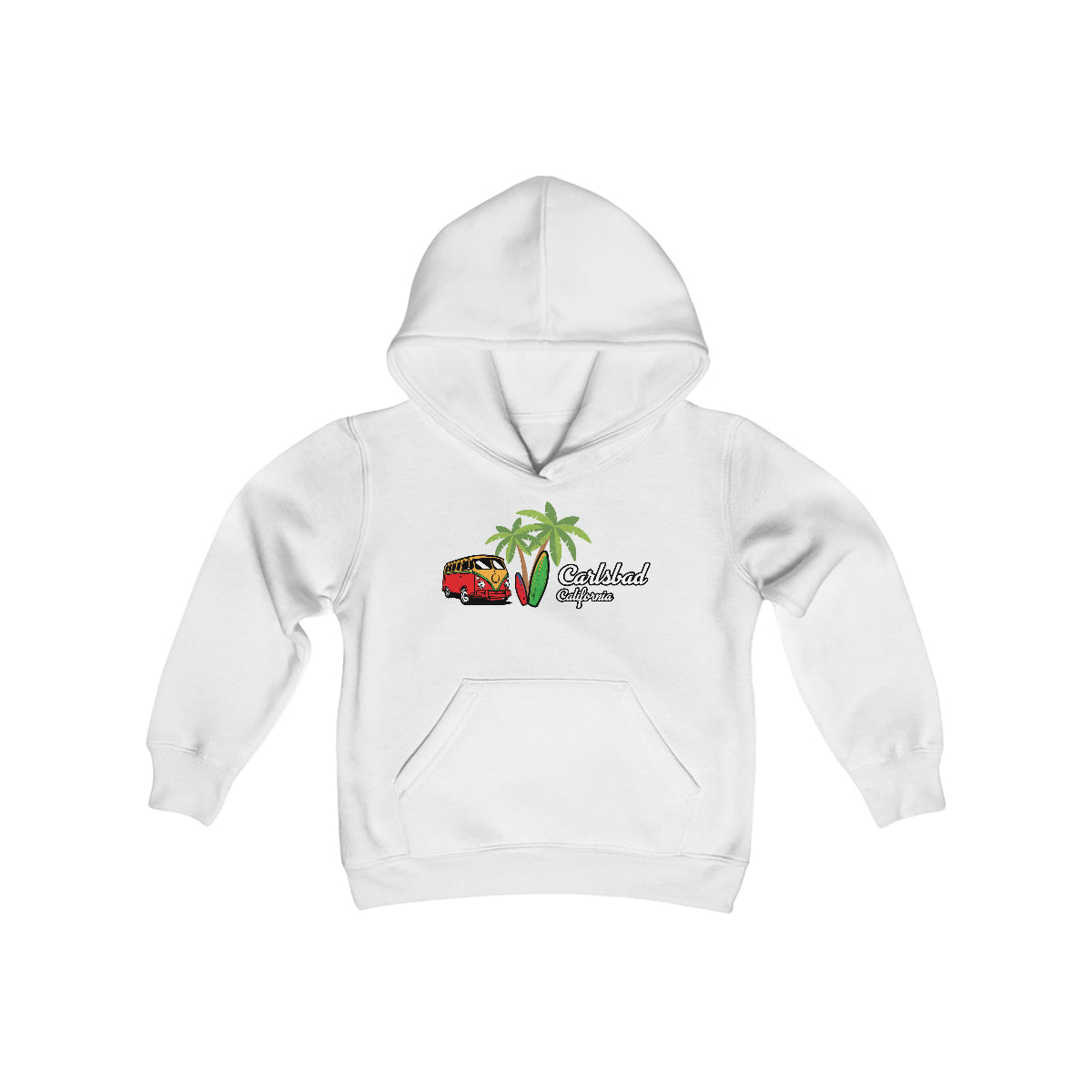 Youth Heavy Blend Hooded Sweatshirt, Carlsbad