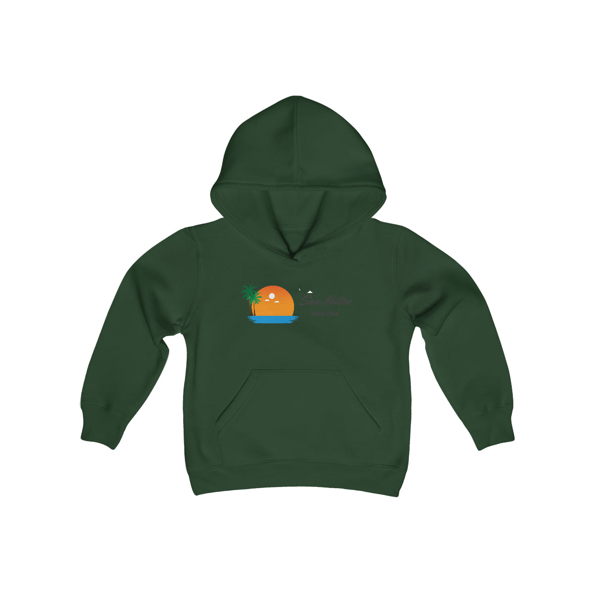 Youth Heavy Blend Hooded Sweatshirt, San Mateo