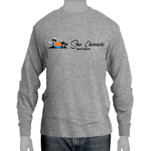 Ultra Cotton Long Sleeve Tee - San Clemente State Beach